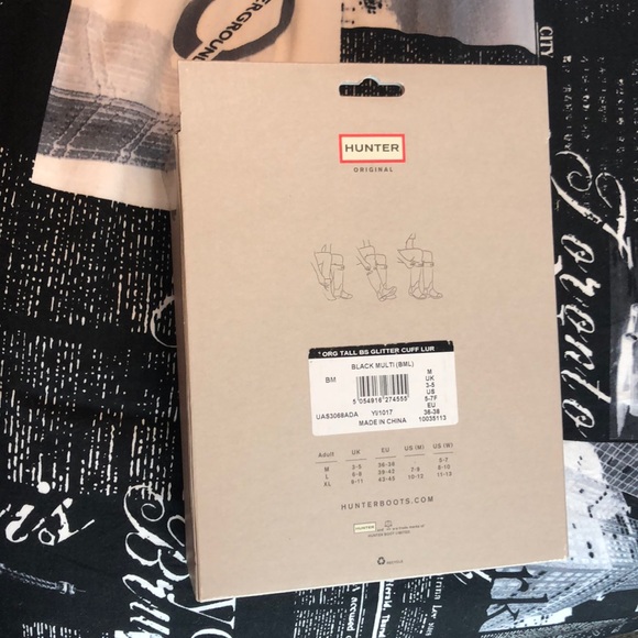 HUNTER boot socks sz med - Picture 3 of 5